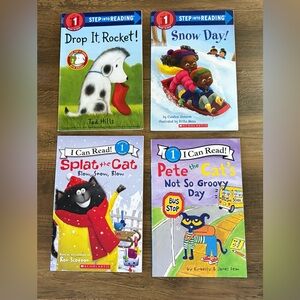 Lot of 4 Step into Reading Books